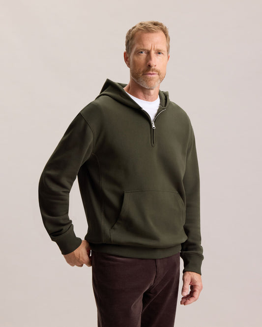 QUARTER ZIP HOODIE