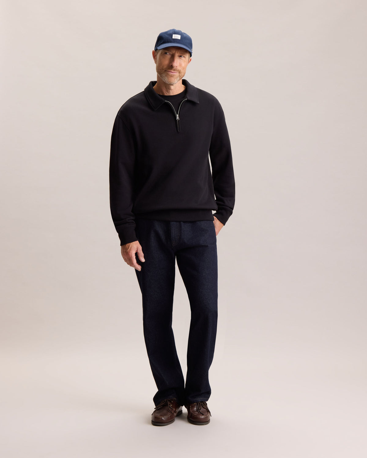 QUARTER ZIP POLO