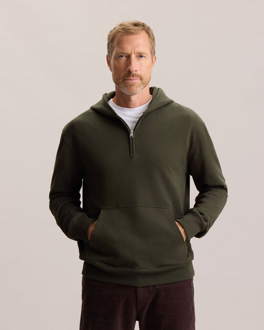 QUARTER ZIP HOODIE
