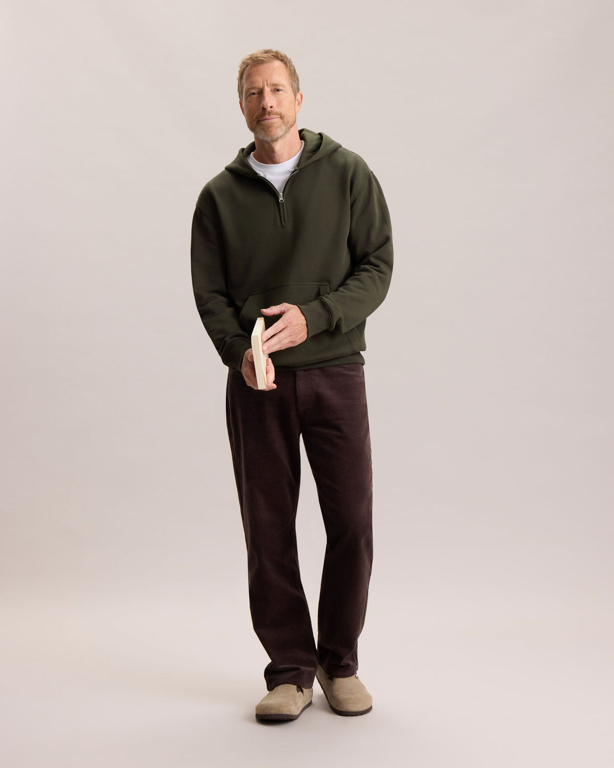QUARTER ZIP HOODIE