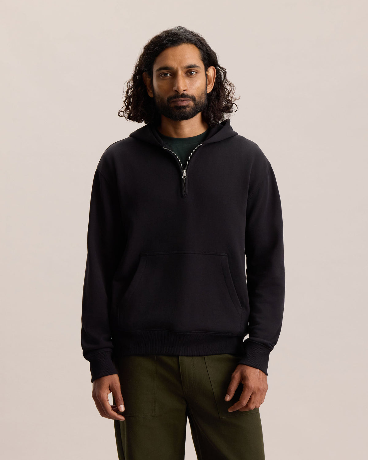 QUARTER ZIP HOODIE