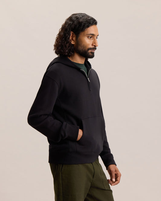 QUARTER ZIP HOODIE