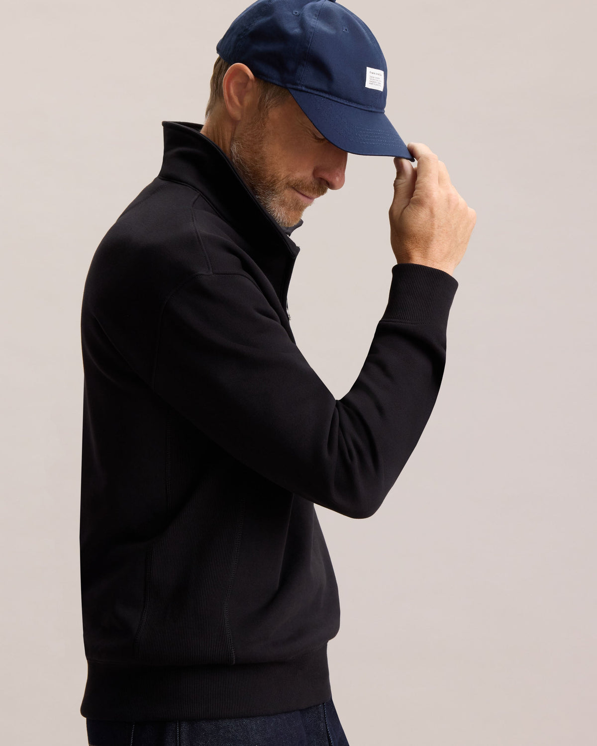 QUARTER ZIP POLO