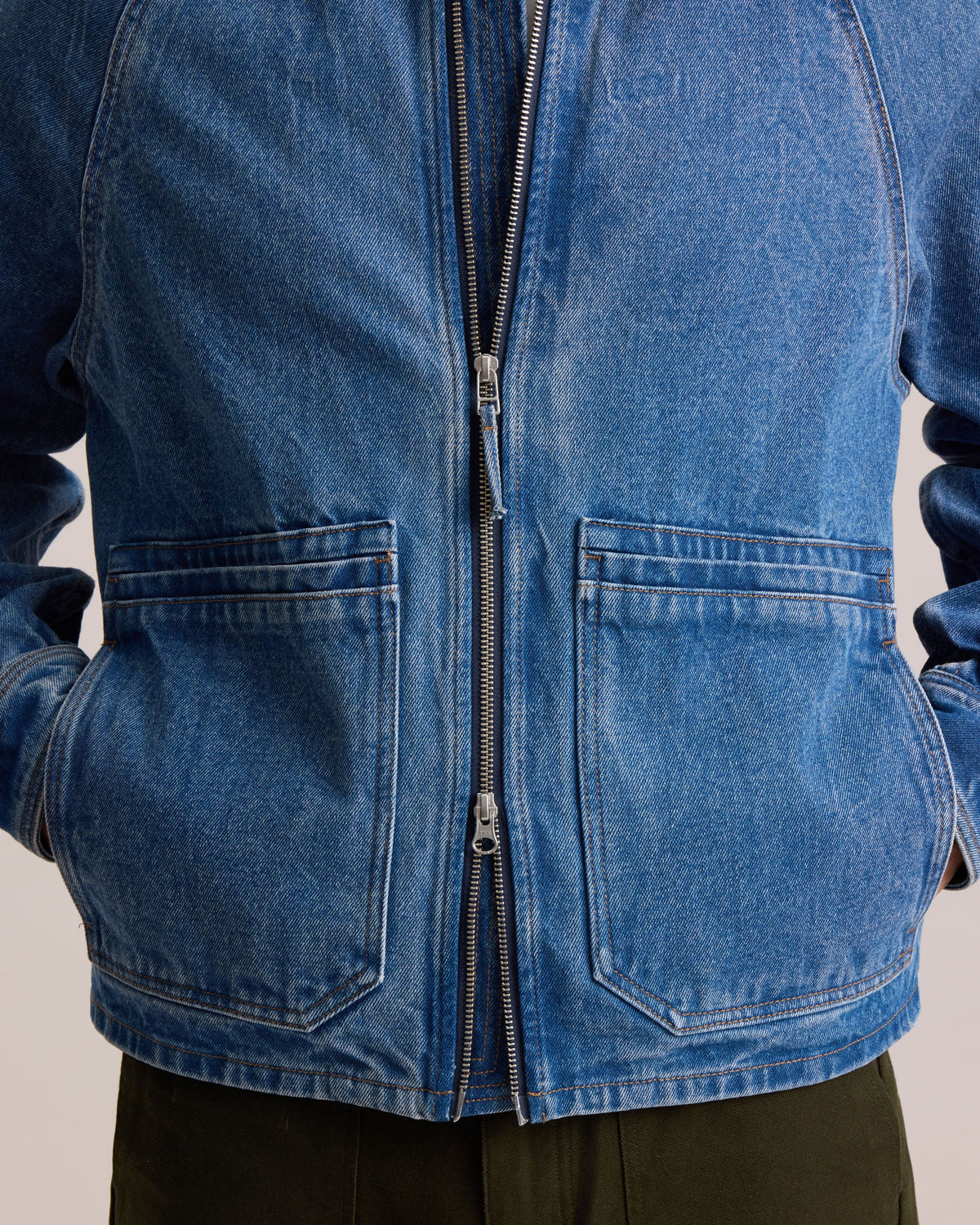 DENIM BOMBER JACKET