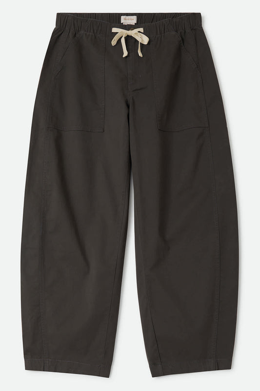 Utility Everyday Barrel Pant - Washed Black