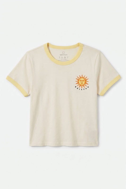 Sunny Days Baby T-Shirt - Off White/Celestial Yellow