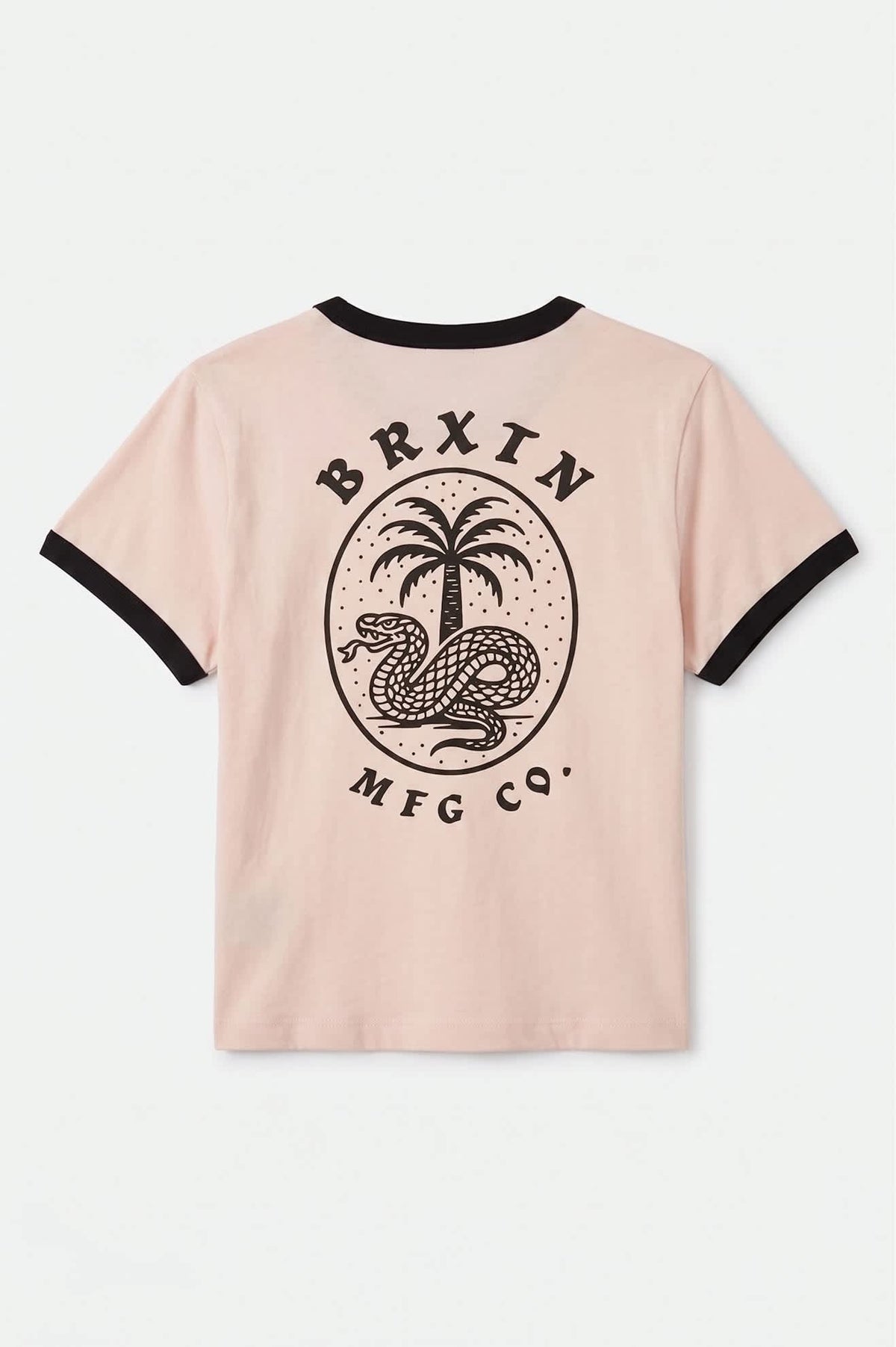 Serpent Baby T-Shirt - Chalk Pink/Black